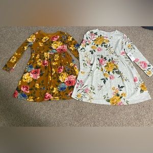 Old Navy Toddler Girl Floral Dresses Lot of 2, size 4T
